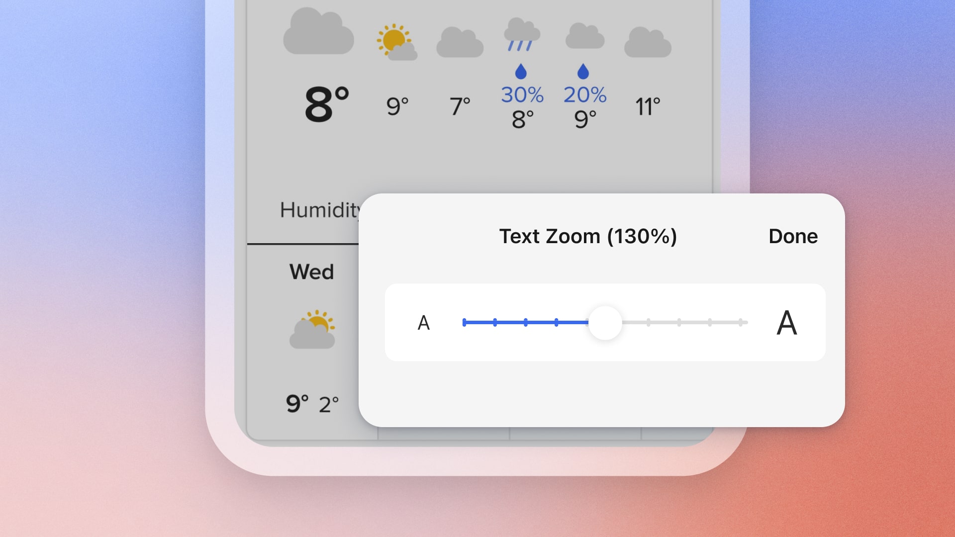 Improved Page Zoom Customization and Discoverability