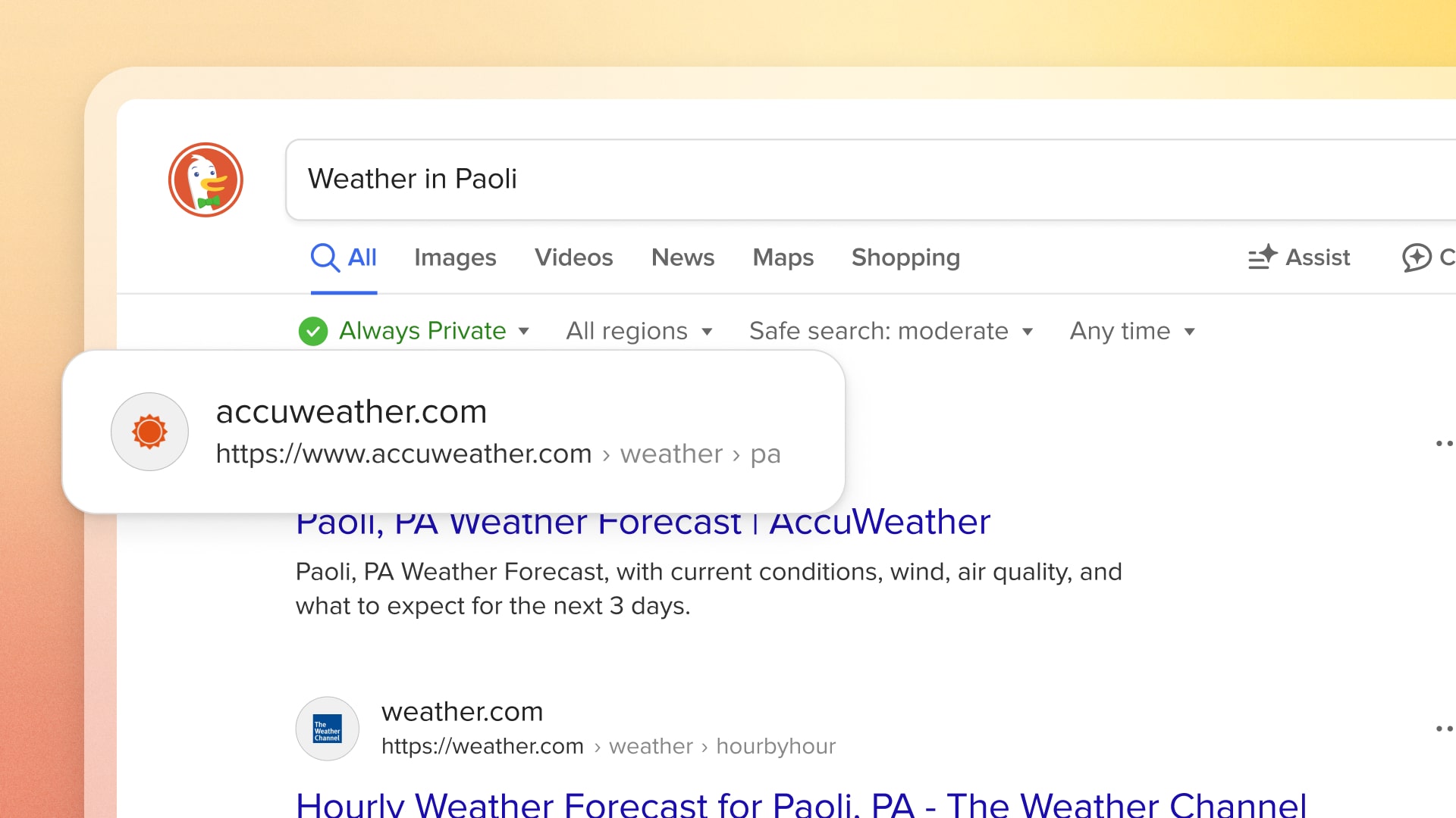 Added the Option To Display Site Names Above URLs